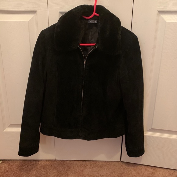 Sonoma Jackets & Blazers - Sonoma Black Suede Jacket